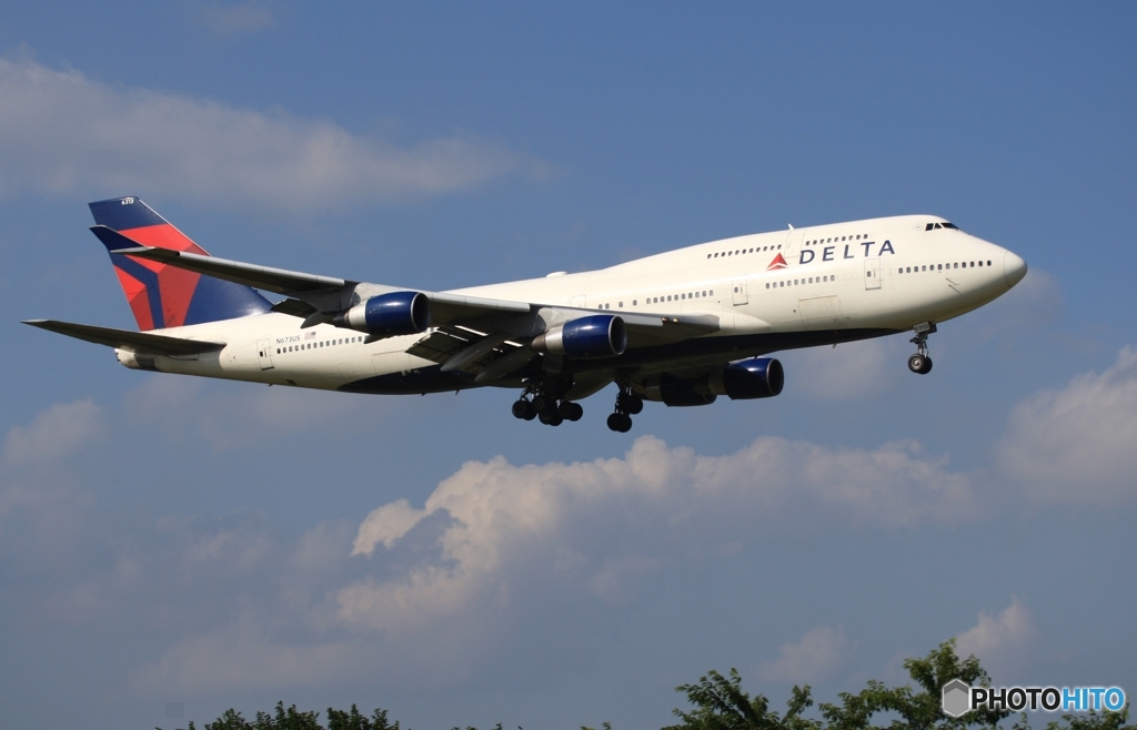 DELTA ７４７ジャンボ機