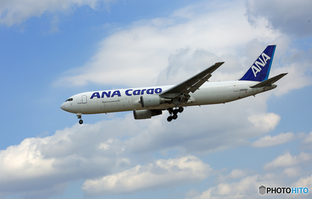 「そらー」 ANA Cargo 767-381 JA8286 Landing　