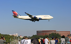 到着DELTA 747-400 N665US/ジャンボ保存委員会 