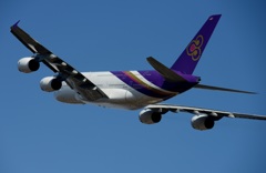 THAI A380-841 離陸