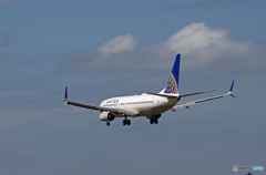 [青い空]　United 737-800 N37298 