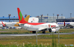 出発 t'way 737-86N HL8036