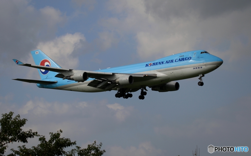 KOREAN Cargo７４７ジャンボ機　