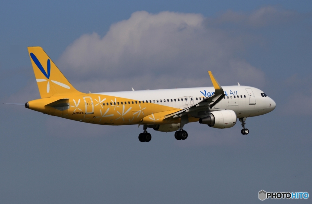 Vanilla A320-200 到着　