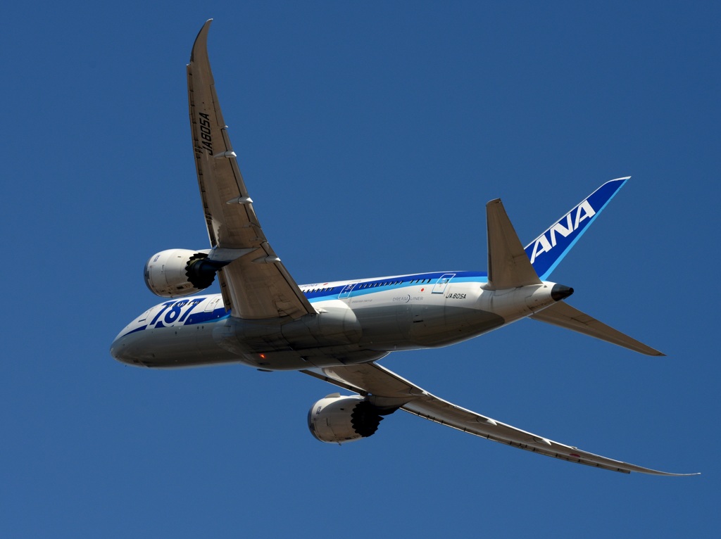 ANA 787-8 離陸