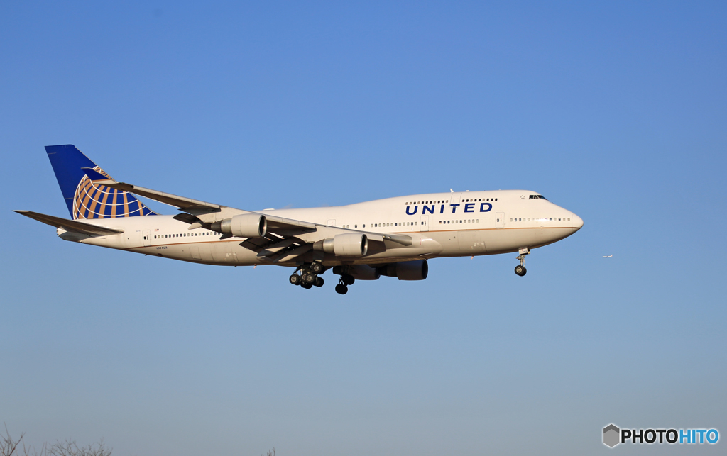 「青空」UNITED 747-400 N174UA/ジャンボ保存委員会