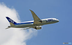 飛び立ち ANA 787-8 JA813A