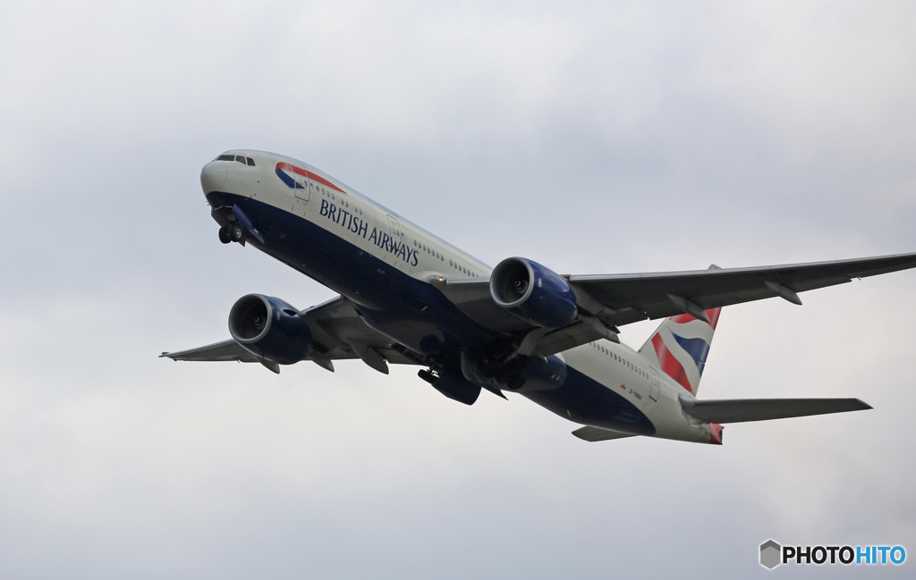 British 777-236 G-YMMH 離陸 