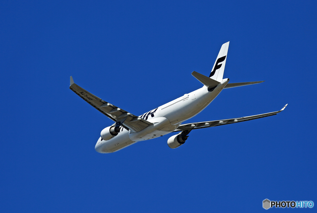 「青空」 Finnair A330-302 OH-LTN離陸