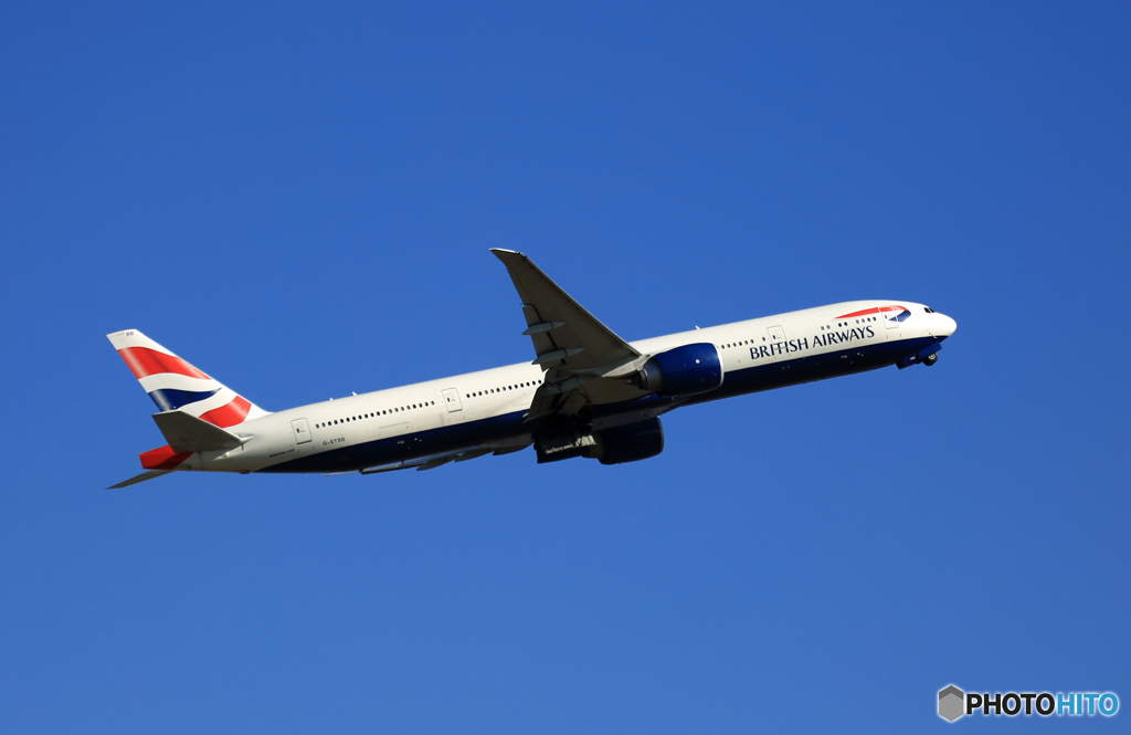 BRITISH 777-36N G-STBB 離陸  