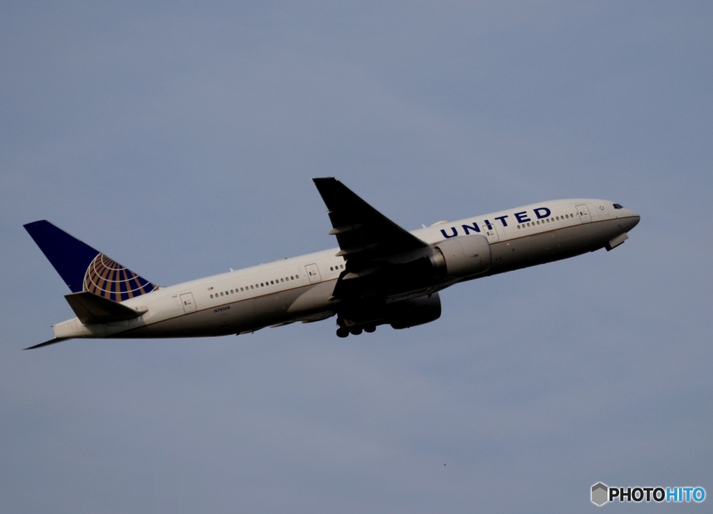UNITED 777-224ER 飛行　