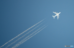 １万ｍ上空です！ Korean Airbus A380
