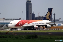 出発　Singapore A380-841