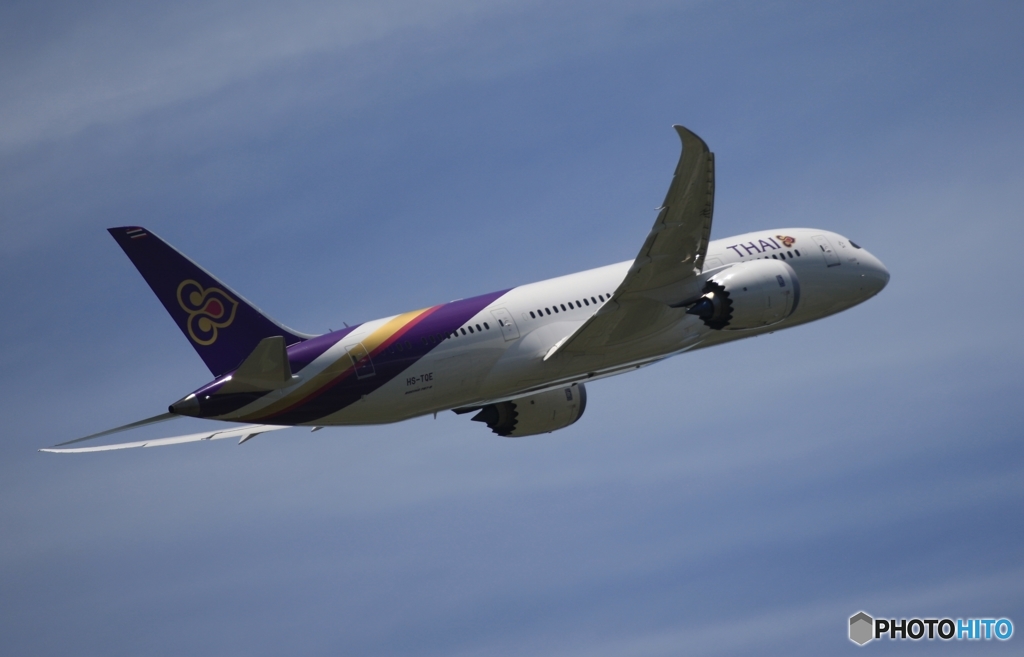 THAI 787-8 出発　