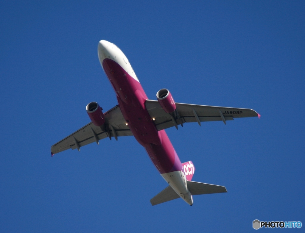 出発　peach A320-200 