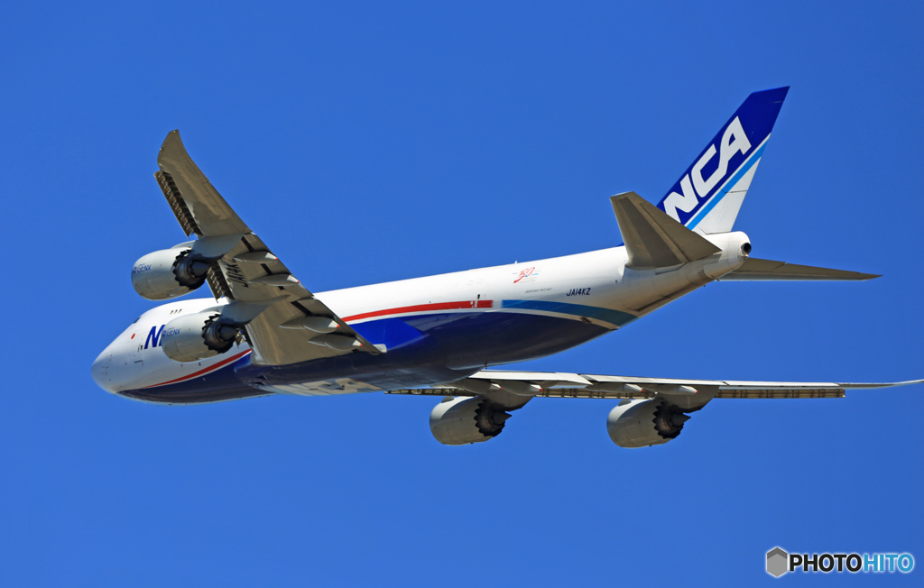 出発 NCA 747-8KZF JA14KZ