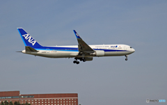 ANA 767-381 JA625A 着陸 