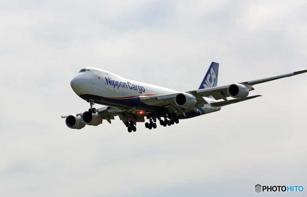 着陸NCA 747-8KZF JA11KZ/ジャンボ保存委員会 
