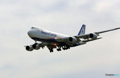 着陸NCA 747-8KZF JA11KZ/ジャンボ保存委員会 