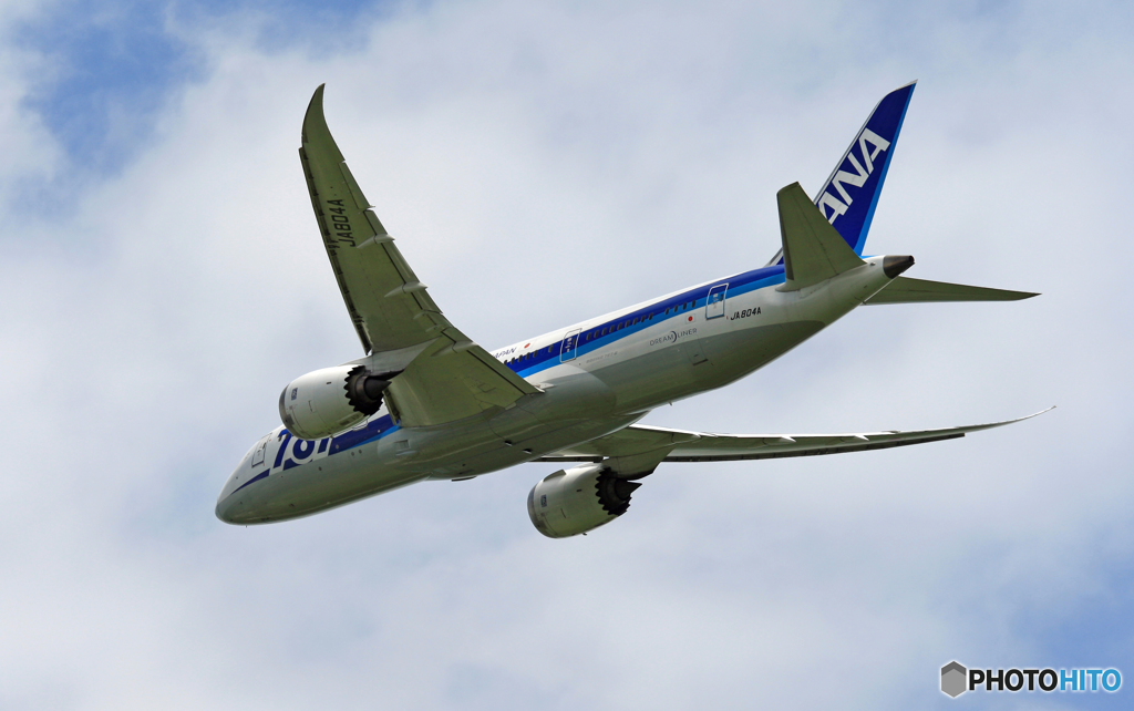 出発 ANA 787-8 JA804A