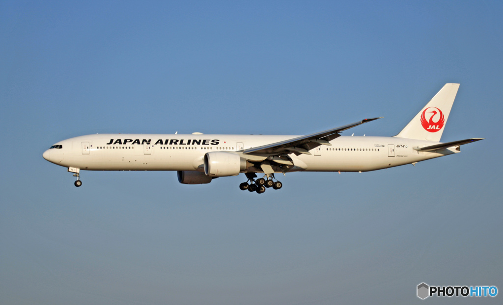 JAL  777-346 JA741A 出発　