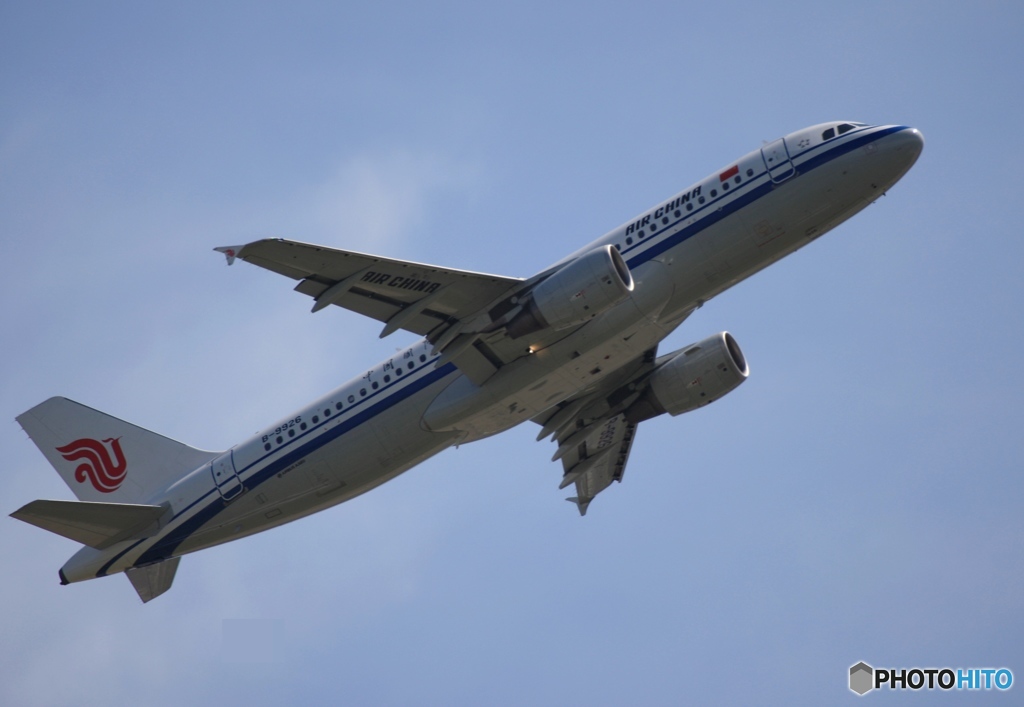 AIR CHINA A320-200 飛行　