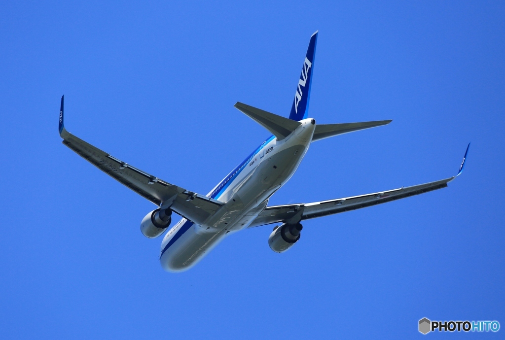 ANA 767-381 JA627A 出発　