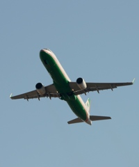 飛び立ち EVA A321-211