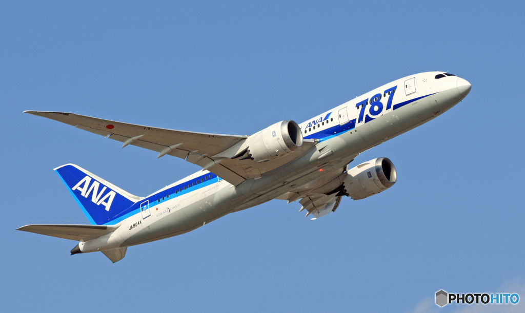 ANA 787-8 JA804A 離陸 