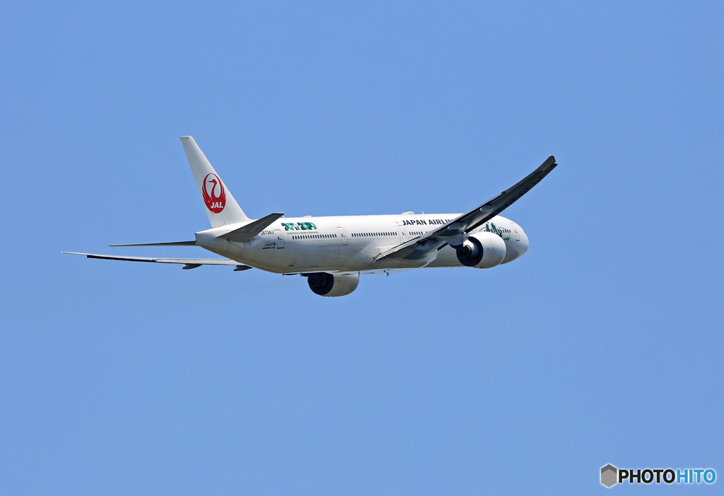 離陸 JAL 777-346 JA734J