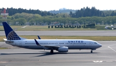 出発（107）United 737-800 　　