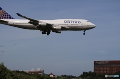 風景　空港　成田　 747　じゃんぼ