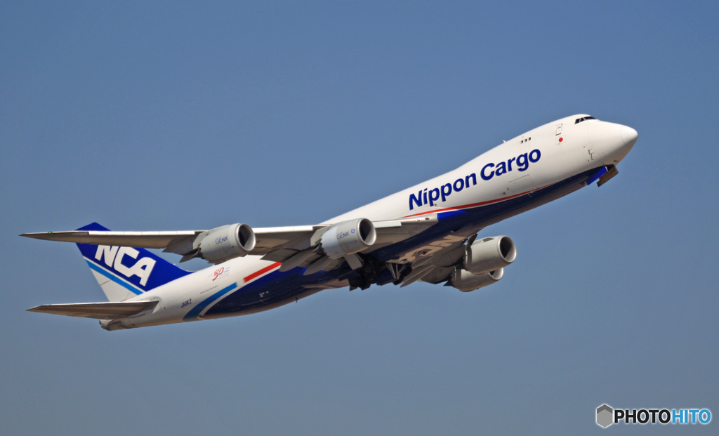 NCA 747-8KZF JA11KZ 出発 