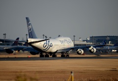 CHINA 747-400 離陸