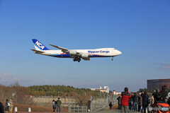 「青空」 NCA 747-8KZF JA12KZ✈到着ですよ