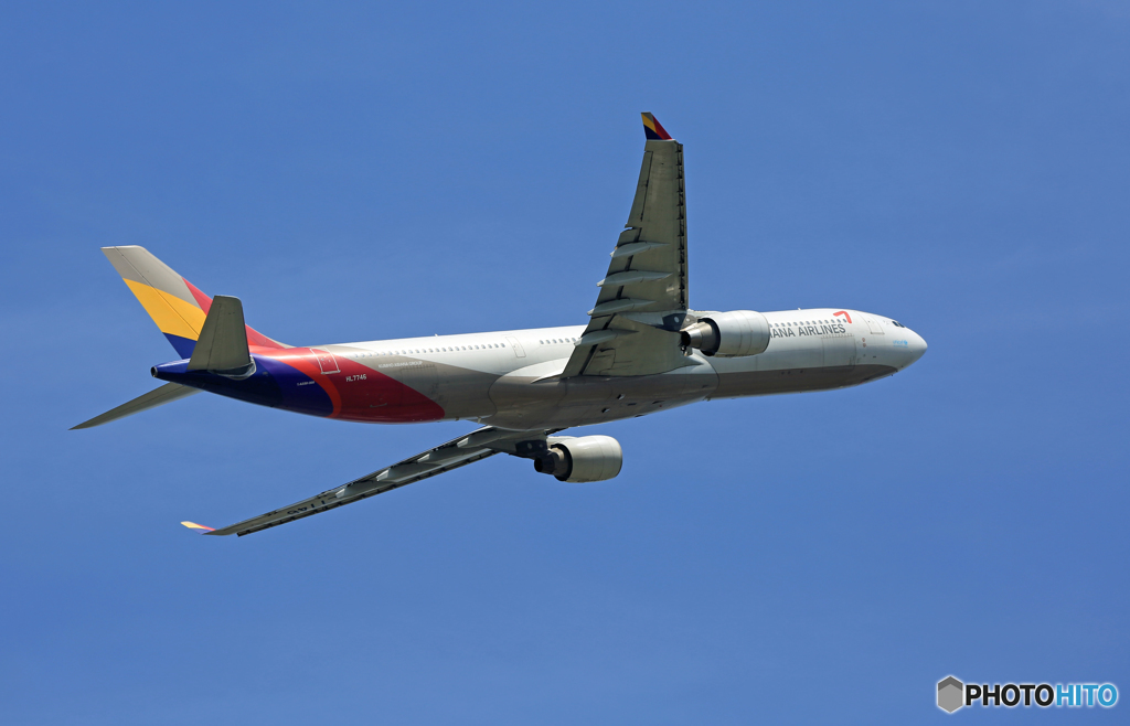 Asiana A330-323 HL7746 出発 