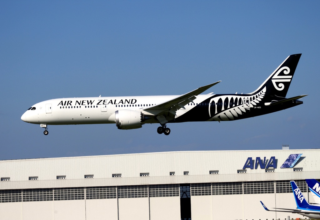 AIR NEWZEALAND 787-9 着陸　