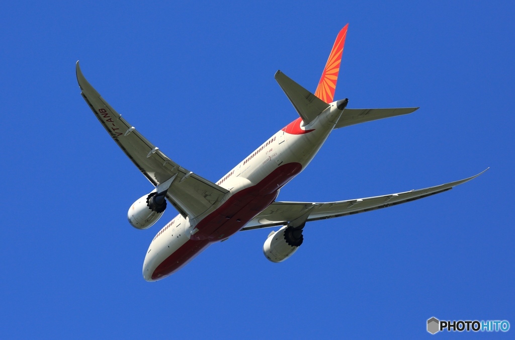 出発 AIR INDIA 787-8 VT-ANB