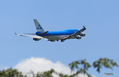 出発KLM 747-400 PH-BFR 9/3 ﾗｽﾄ.ﾌﾗｲﾄですよ。