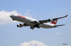 SWISS A340-313 離陸　