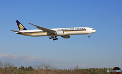 「そらー」 Singapore 777-312 9V-SWV到着