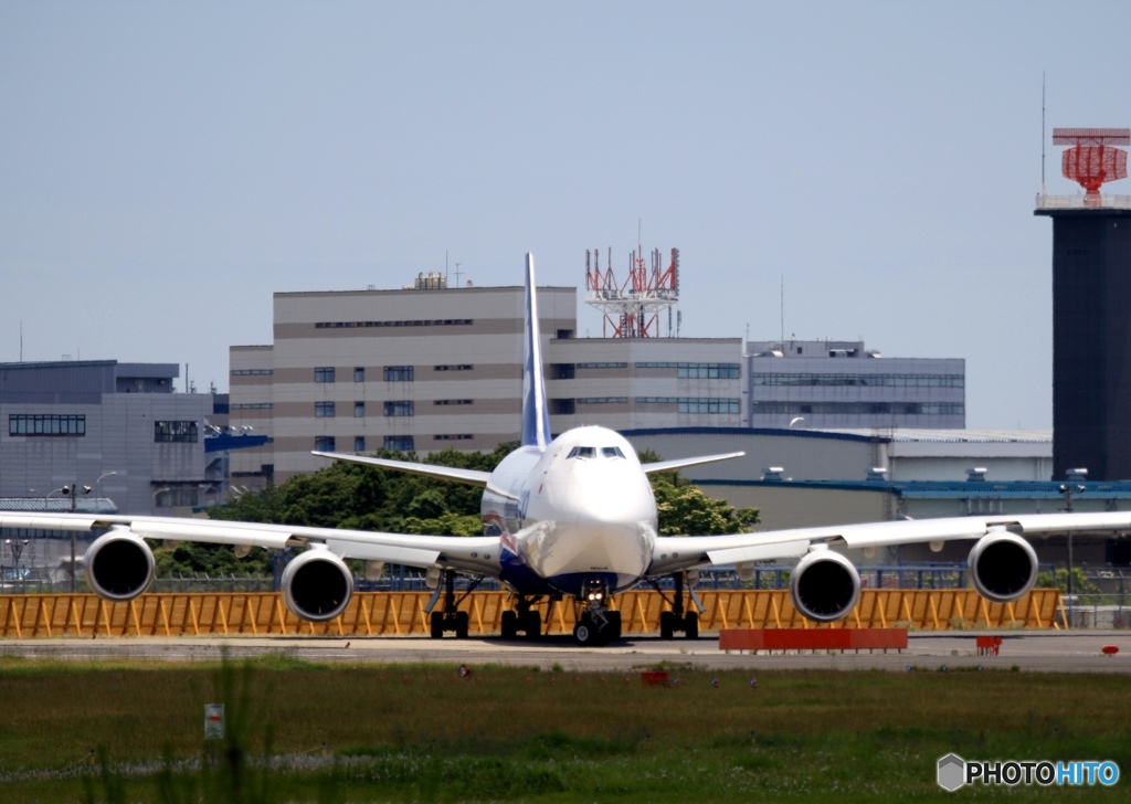 NCA 747-8KZF 離陸　