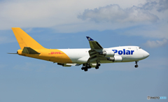 到着Polar 747-46N N453PA/ジャンボ保存委員会