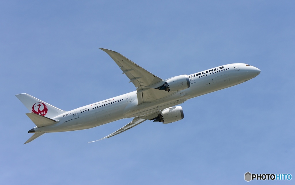 JAL ７８７－９ JA861J 飛び立ち　