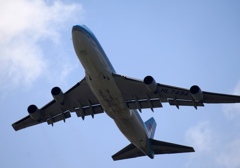 Korean 747-4B5 飛行　