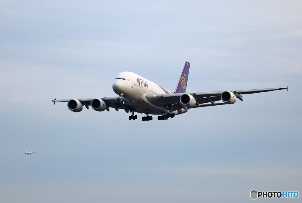 「そらー」来た　THAI A380-841　HS-TUC