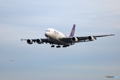 「そらー」来た　THAI A380-841　HS-TUC