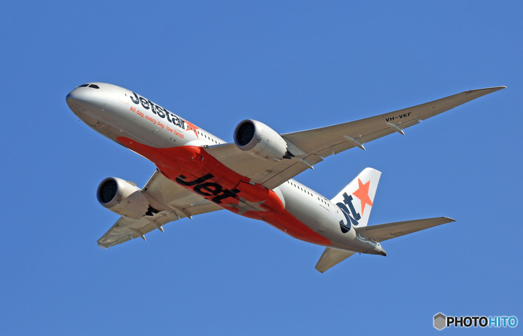 離陸 Jetstar 787-8 VH-VKF