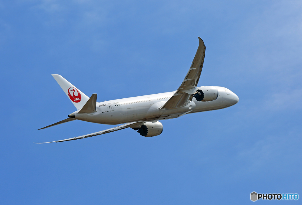 飛び立ち JAL 787-9 JA865J