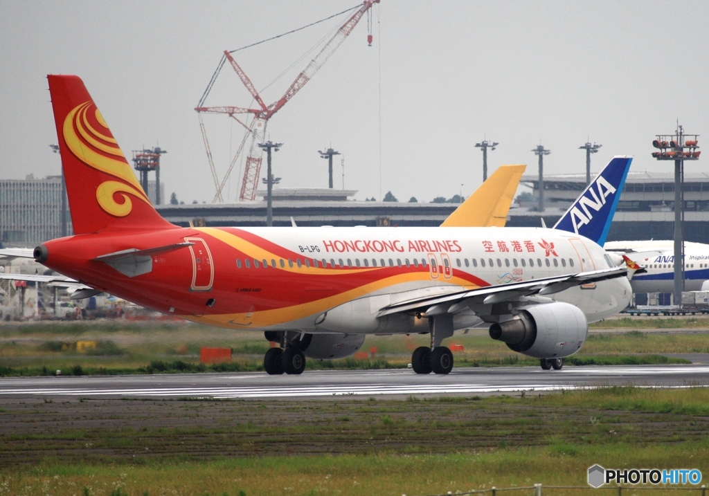 香港航空 A320-214 離陸　